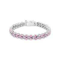 Pink Trio Tennis Bracelet image