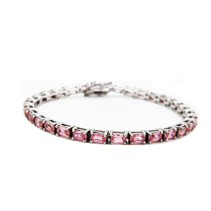 Pink Baguette Tennis bracelet