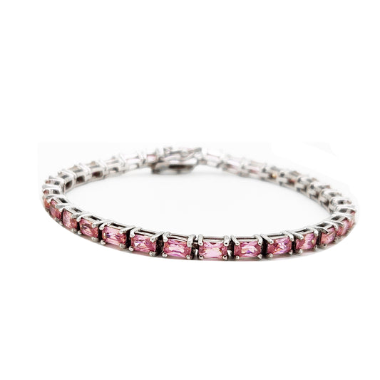 Pink Baguette Tennis bracelet