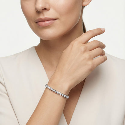 S-Channel Tennis Bracelet - 5 mm