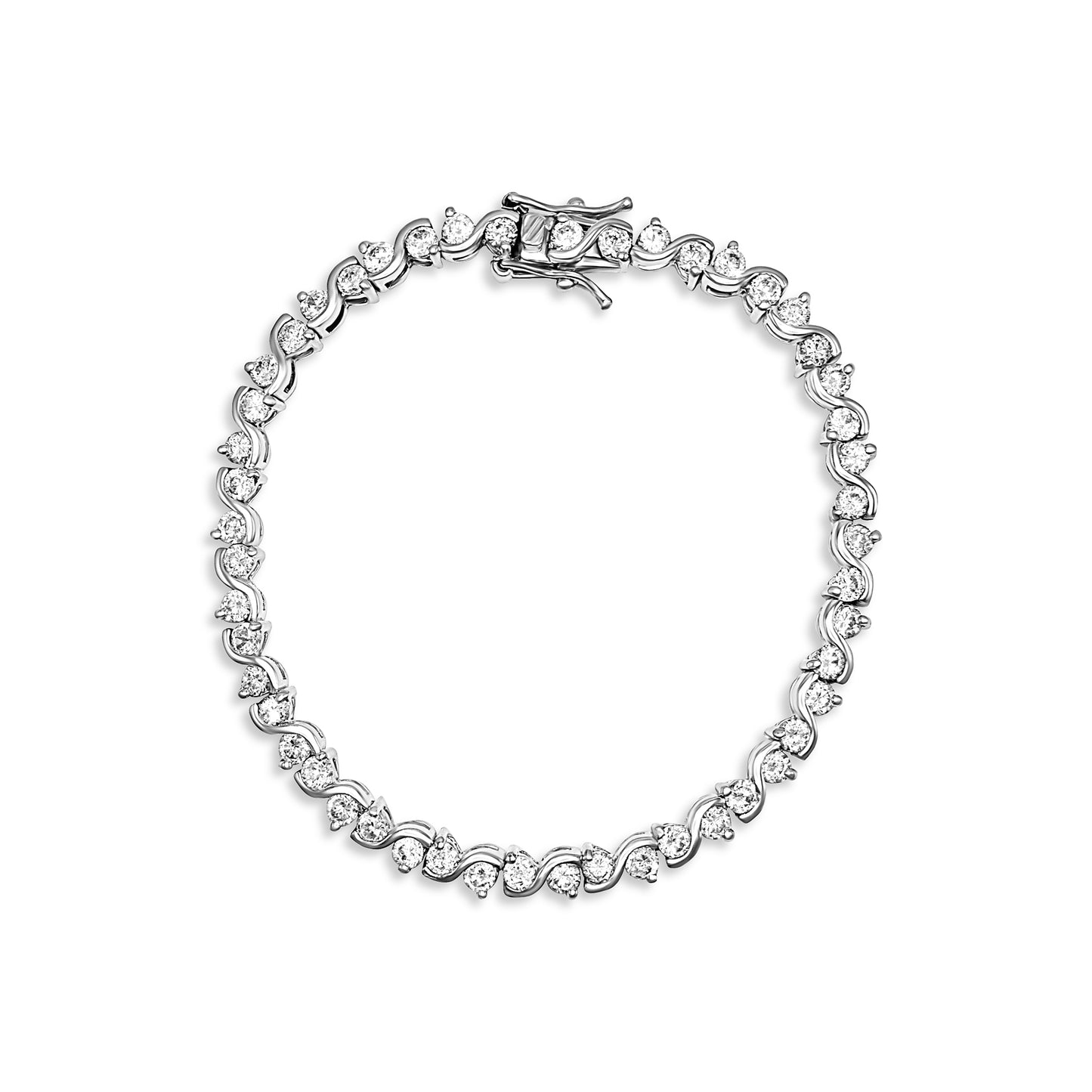 Braided Sparkle Tennis Bracelet
