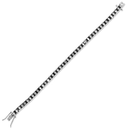 Black & White Baguette Bracelet