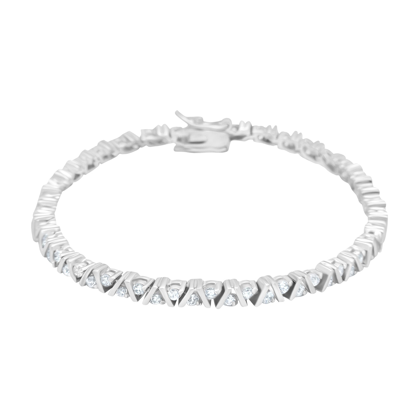 V Tennis Bracelet