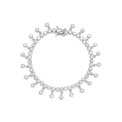 Dazzling Drop Charm Bracelet