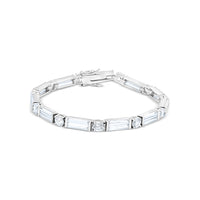 Elegant Baguette & Round Tennis Bracelet image