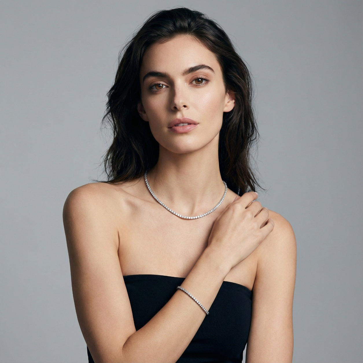 Classic Tennis Necklace 2 mm