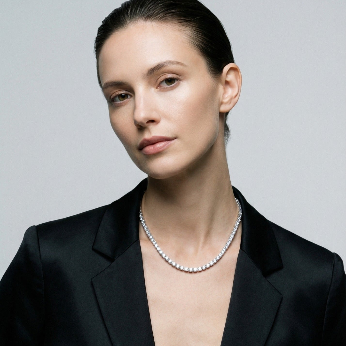 Classic Tennis Necklace 4 mm