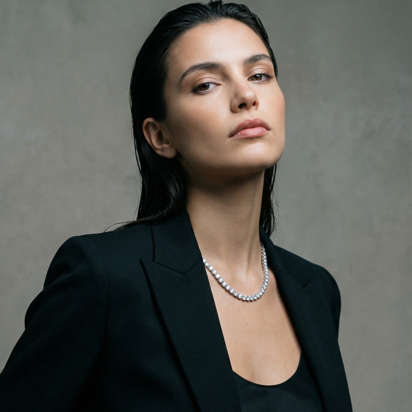 Classic Tennis Necklace 4 mm