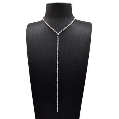 Drop Tennis Necklace