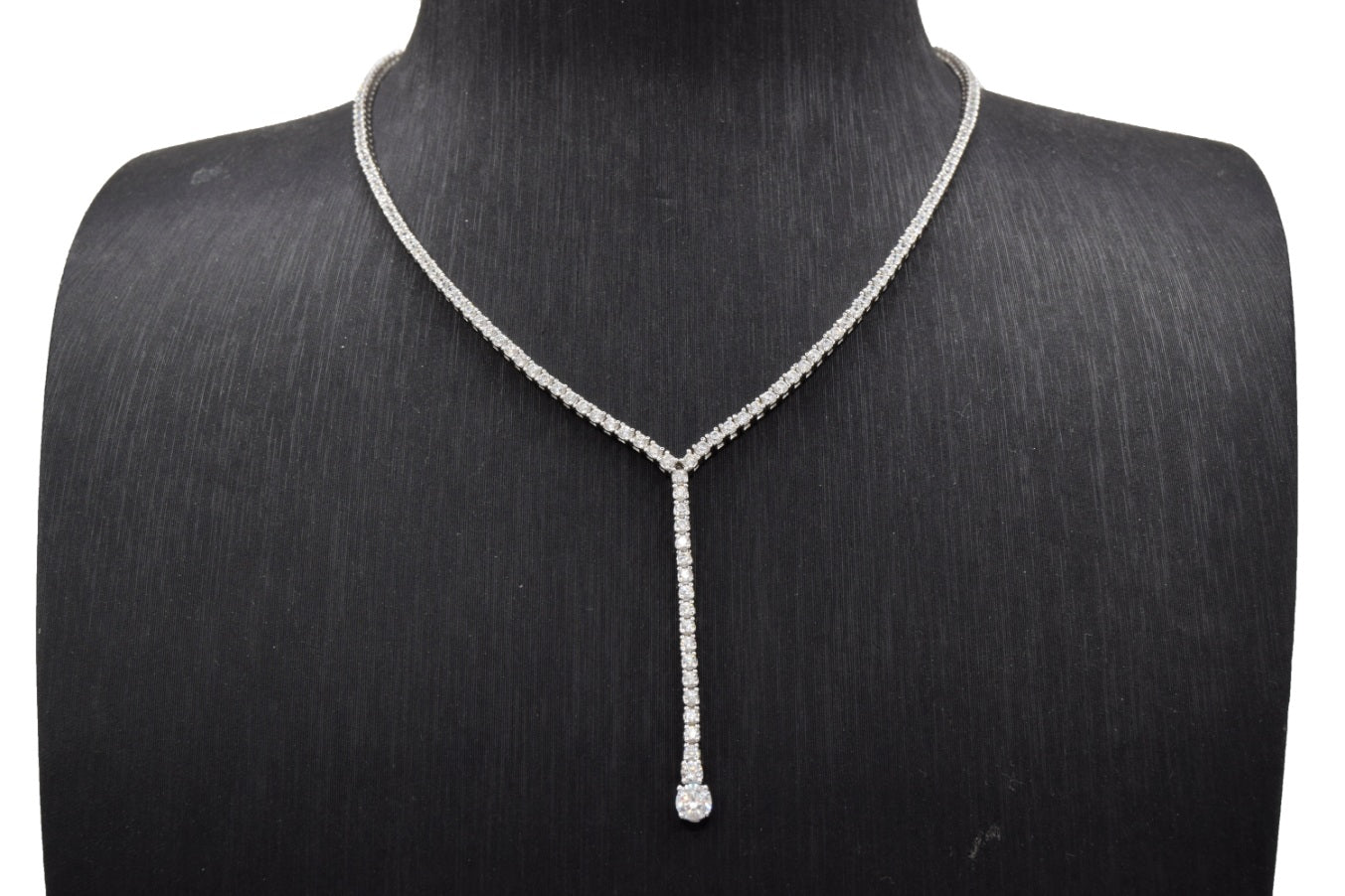 Single Drop Tennis Necklace