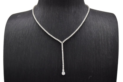 Single Drop Tennis Necklace
