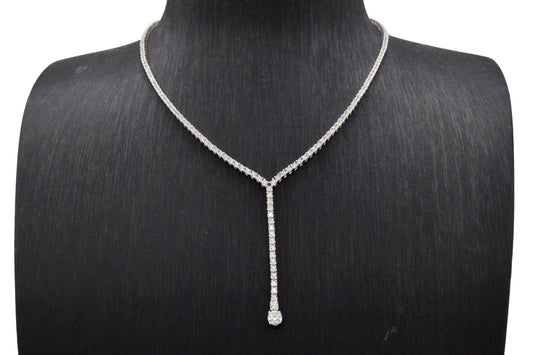 Single Drop Tennis Necklace