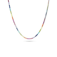 Rainbow Tennis Necklace image