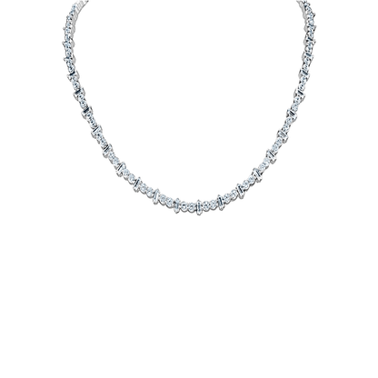 Segmented Tennis Necklace