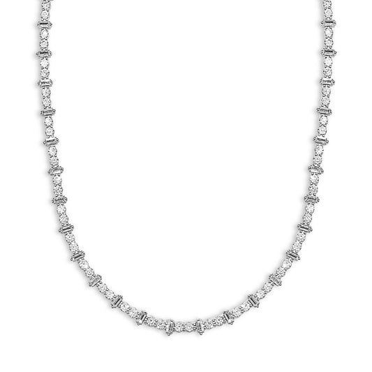 Segmented Tennis Necklace