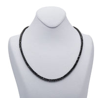 Black Tennis Necklace 4 mm image