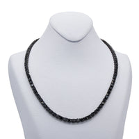 Black Tennis Necklace 5 mm image