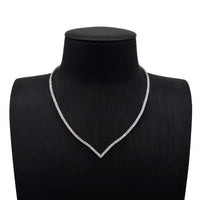 V-Tennis Necklace 2.5 mm image