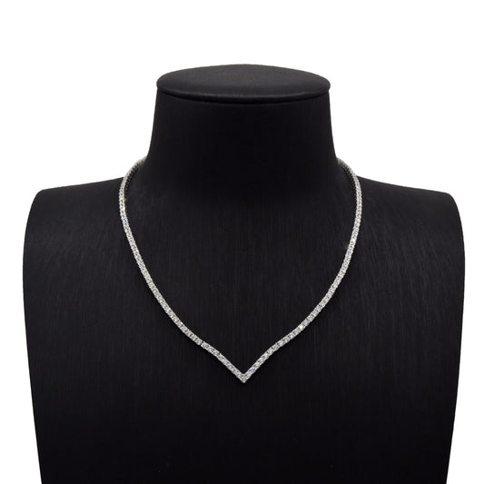 V-Tennis Necklace 2.5 mm