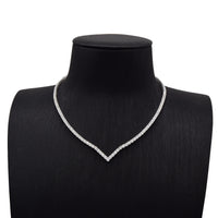 V-Tennis Necklace 3 mm image