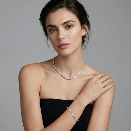 Heart-Stone Tennis Set - 3 mm