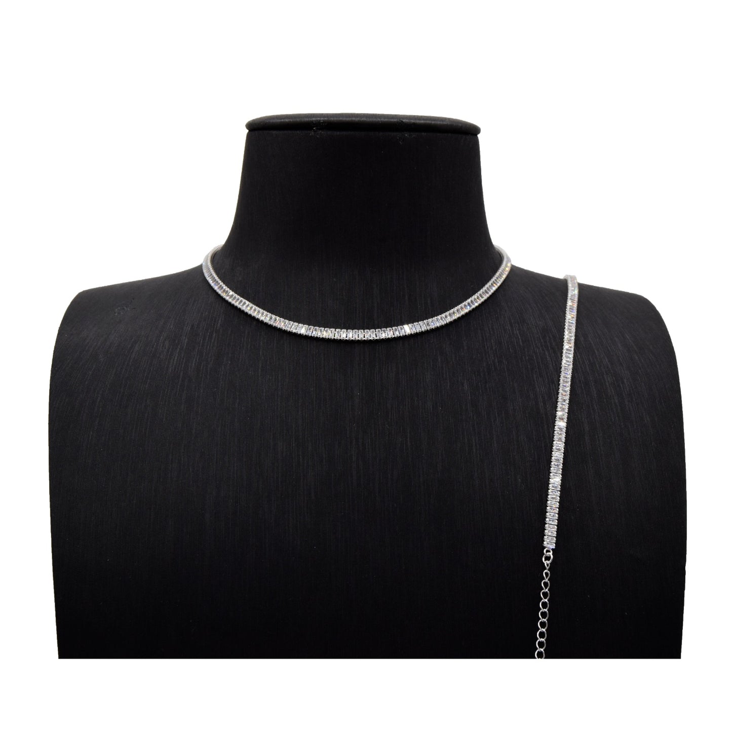 Tennis Choker Baguette Set