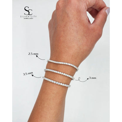 Classic Tennis Bracelet - 3 mm