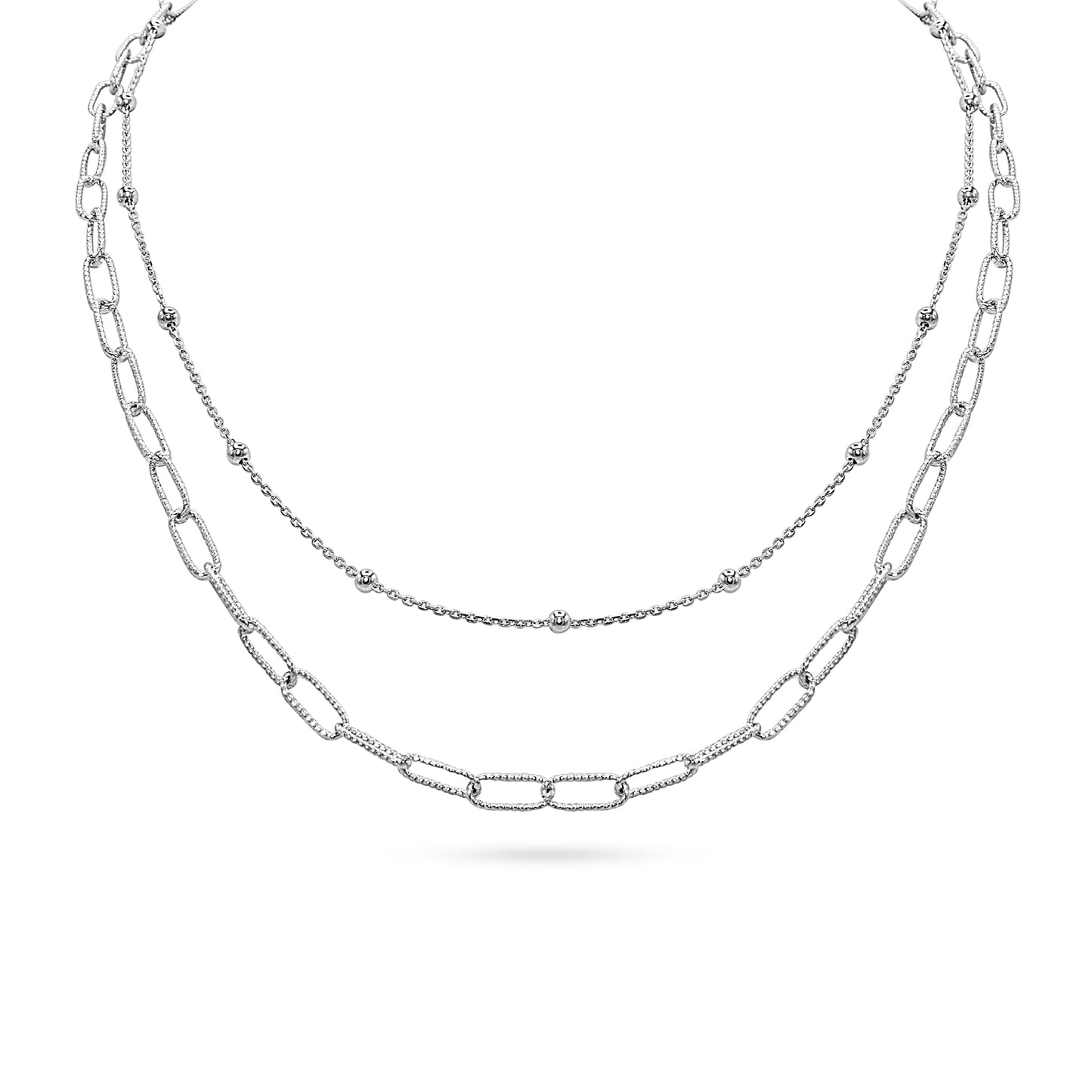 Double Link Chain Necklace