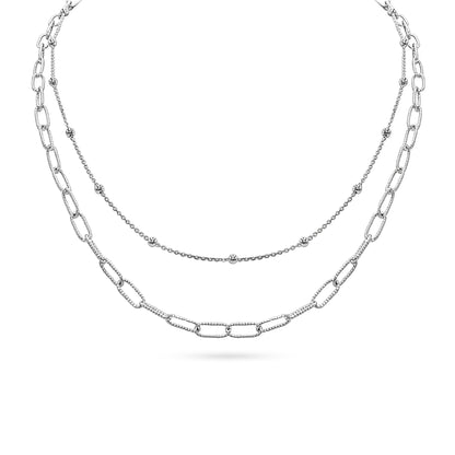 Double Link Chain Necklace