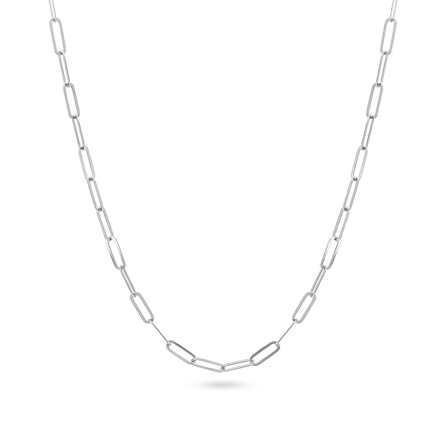 Paperclip Chain Necklace | 4 mm