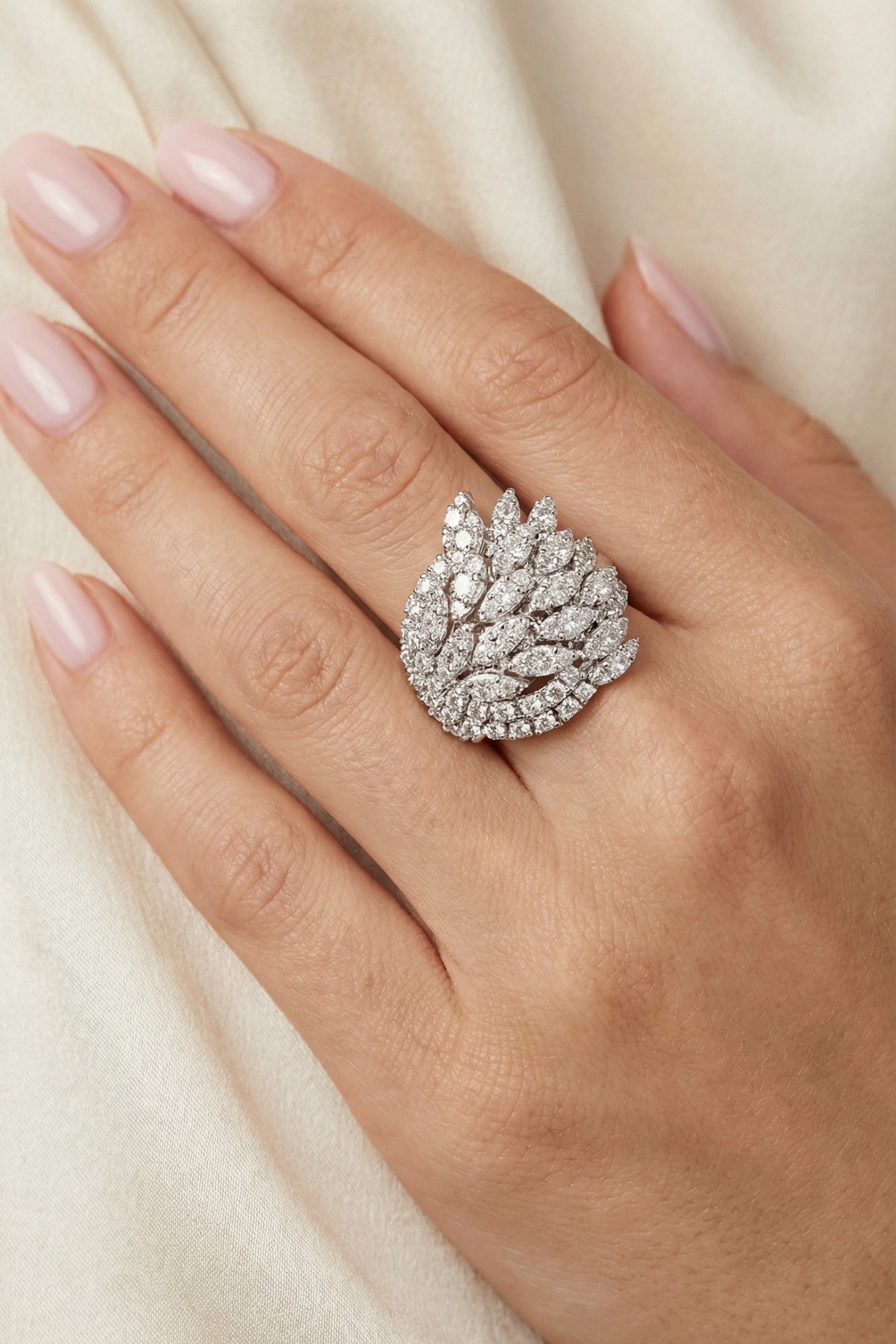 Floral Frost Ring