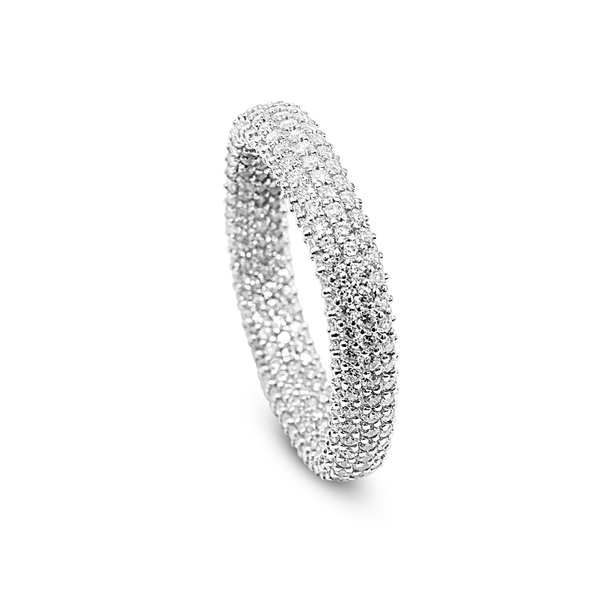 Square Pave Ring