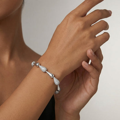 Pavé Dewdrop Bracelet
