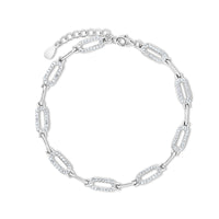 Elegant Zircon Link Bracelet image