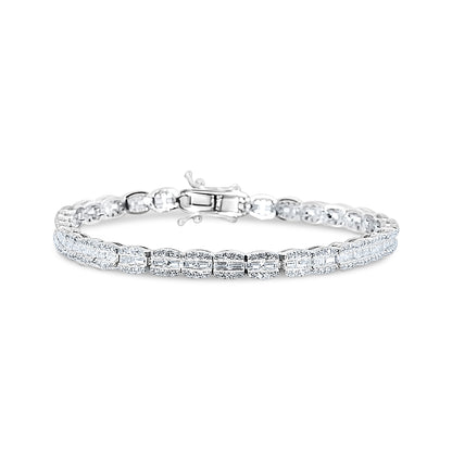 Radiant Zircon Elegance Bracelet