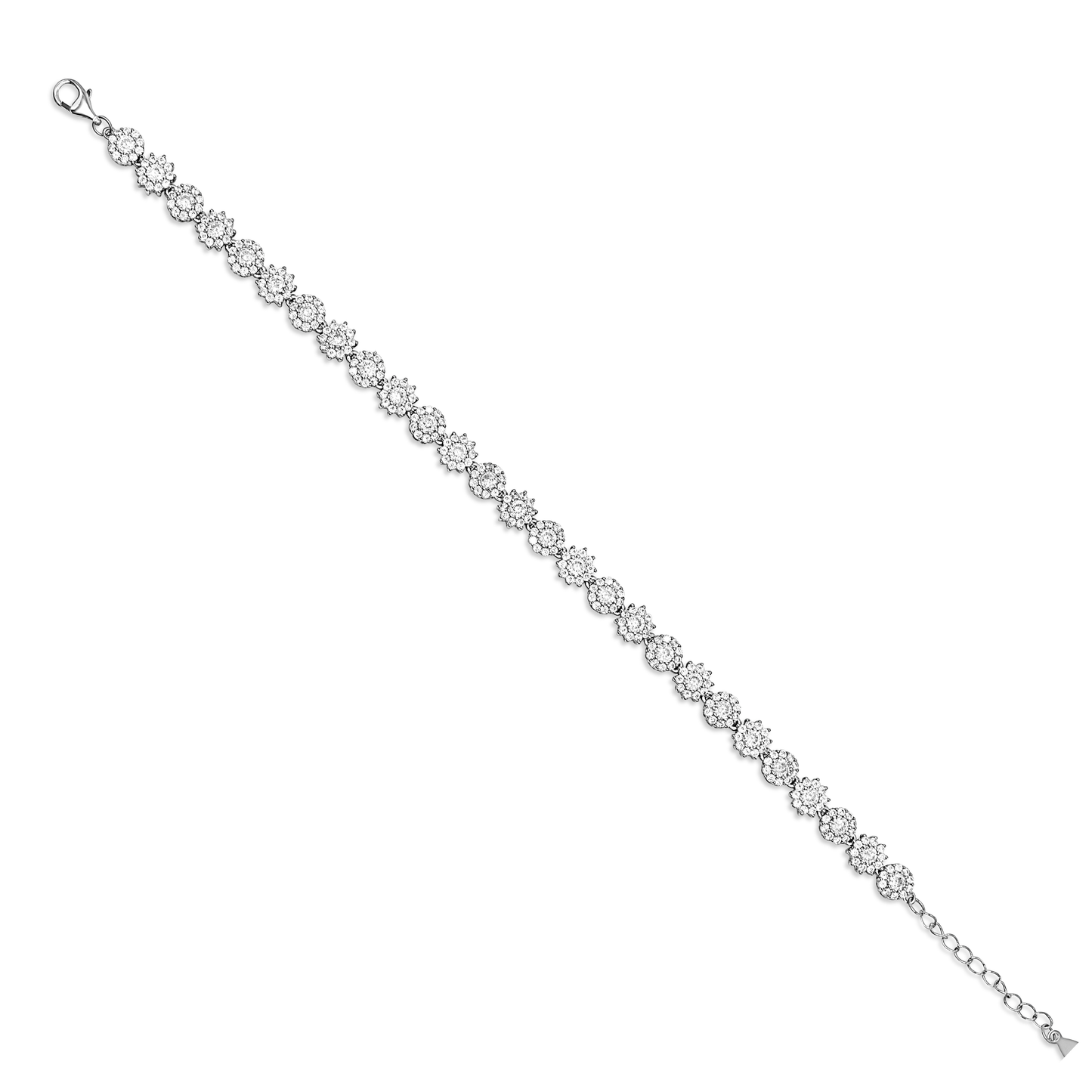 Daisy Pavé Link Bracelet