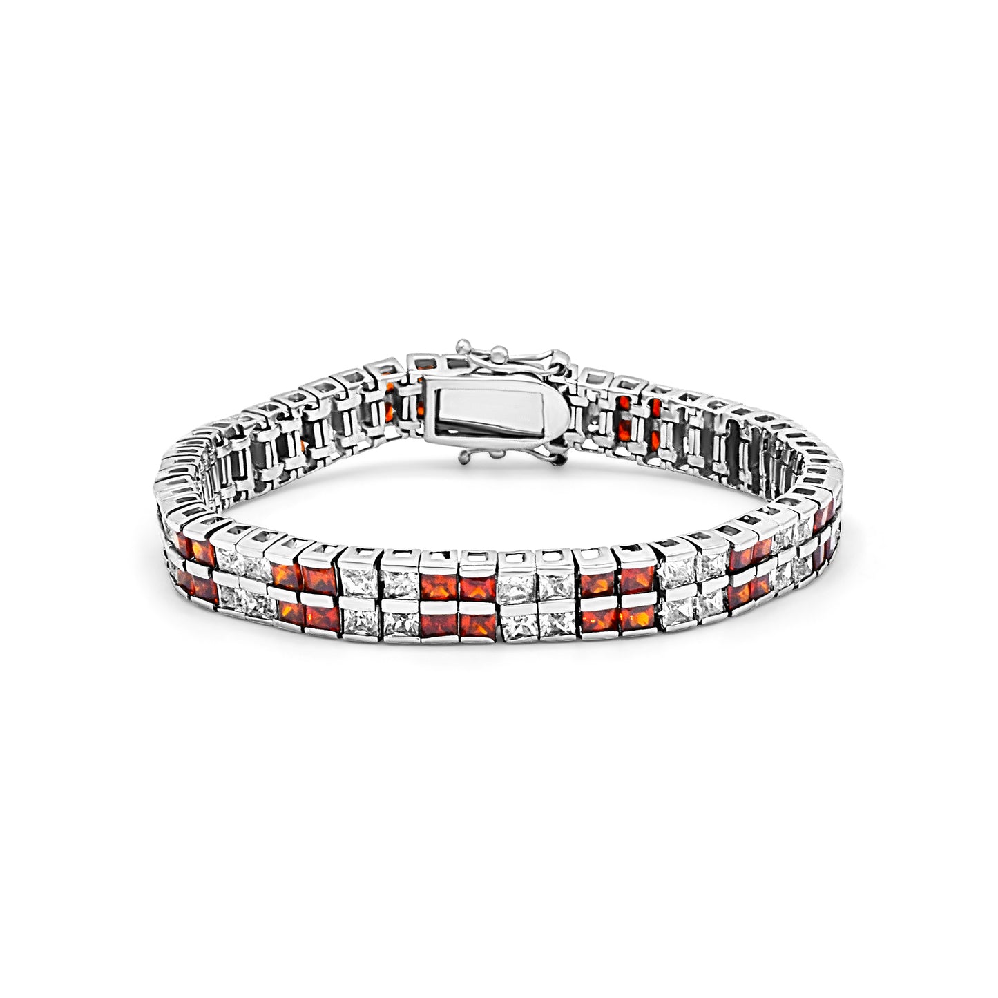 Orange Patterned Bracelet