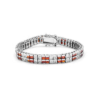 Orange Patterned Bracelet image