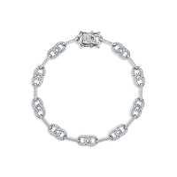 Interlocking Oval Pavé Bracelet image