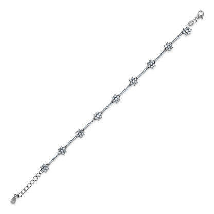 Floral Pavé Bracelet