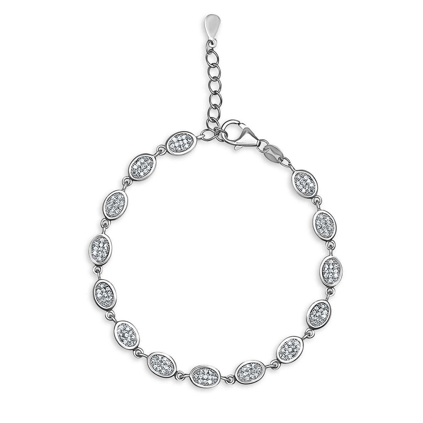 Classic Oval Pavé Bracelet