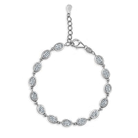 Classic Oval Pavé Bracelet image