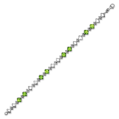 Celestial Green Zircon Bracelet