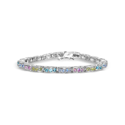 Pastel Pavé Zircon Bracelet