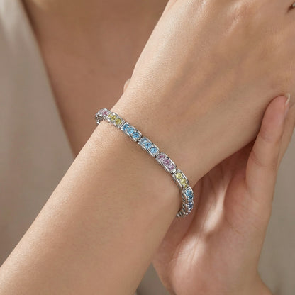 Pastel Pavé Zircon Bracelet