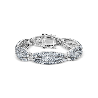 Sculpted Marquise Luxury Bracelet