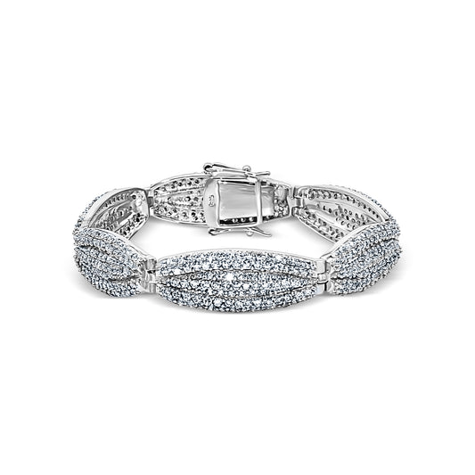 Sculpted Marquise Luxury Bracelet