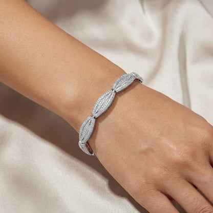 Sculpted Marquise Luxury Bracelet