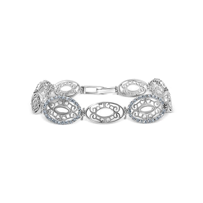 Ornamental Oval Filigree Statement Bracelet