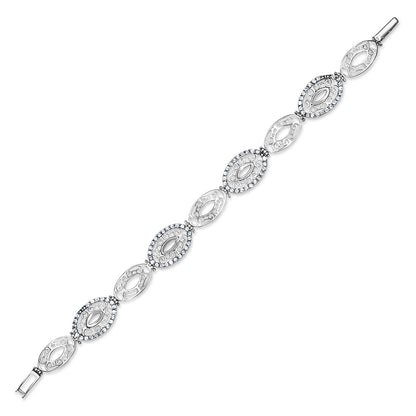 Ornamental Oval Filigree Statement Bracelet